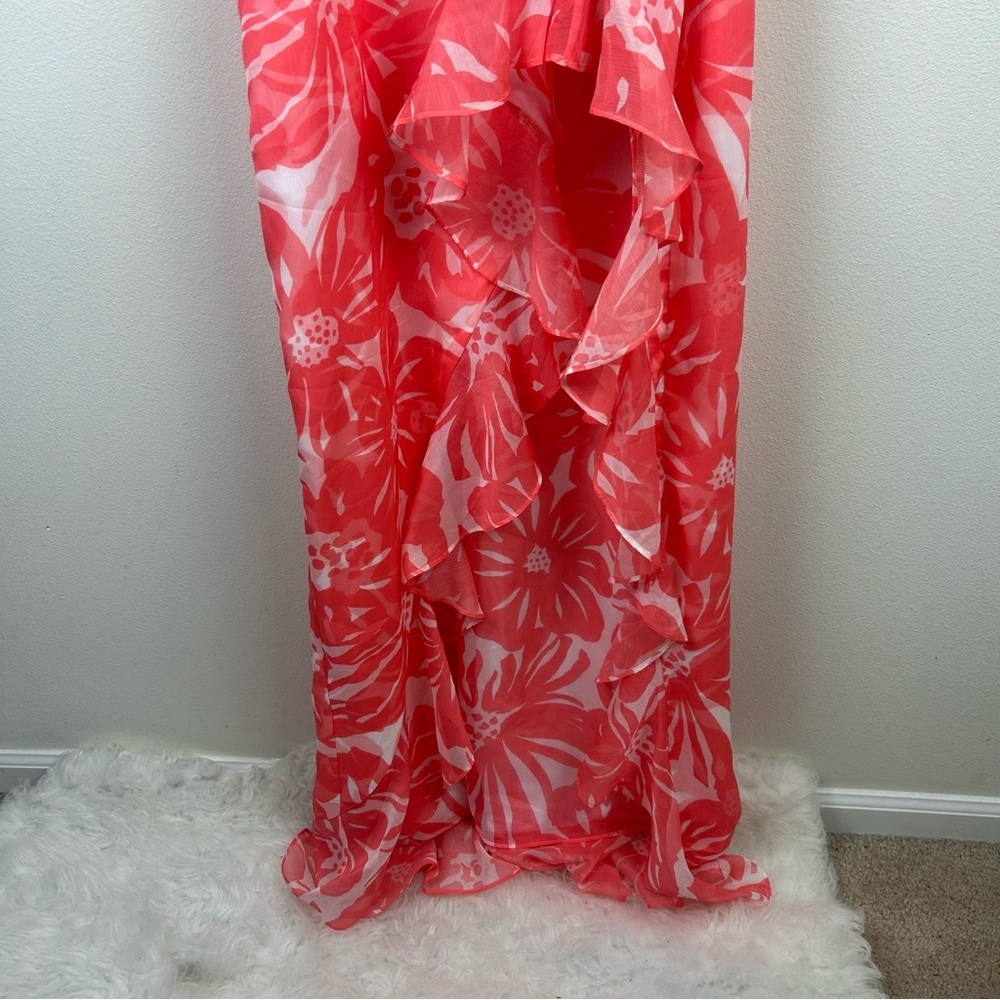 Amanda Uprichard New York x Revolve Strapless Eden Maxi Dress Paquita floral L - Picture 7 of 14